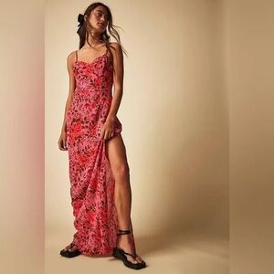 RAHI Rose Romance Slip Dress Size Large NWT